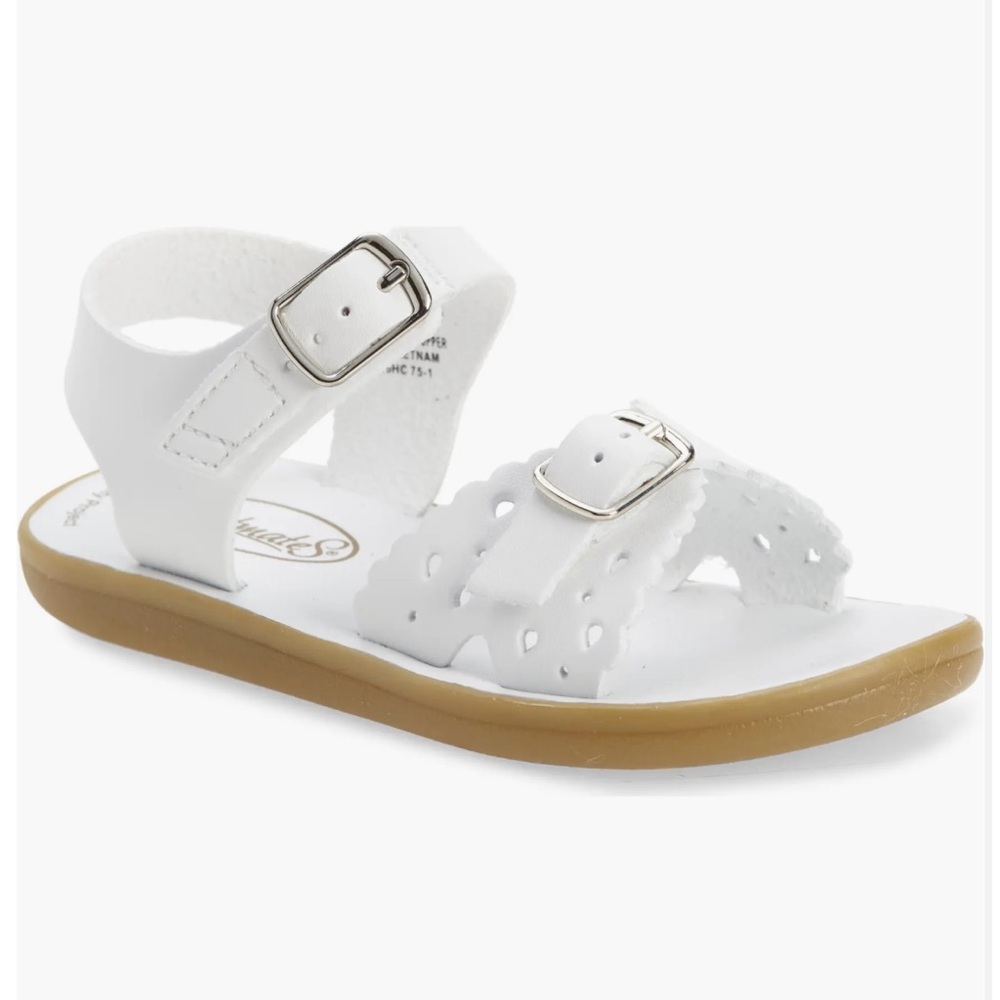 Footmates White Eco-Ariel Waterproof Sandal - Size 11